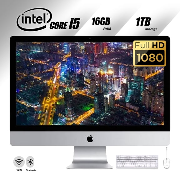 Restored 2015 Apple iMac 21.5" Core i5 2.8GHz 16GB RAM 1TB HDD MK442LL/A (Refurbished)