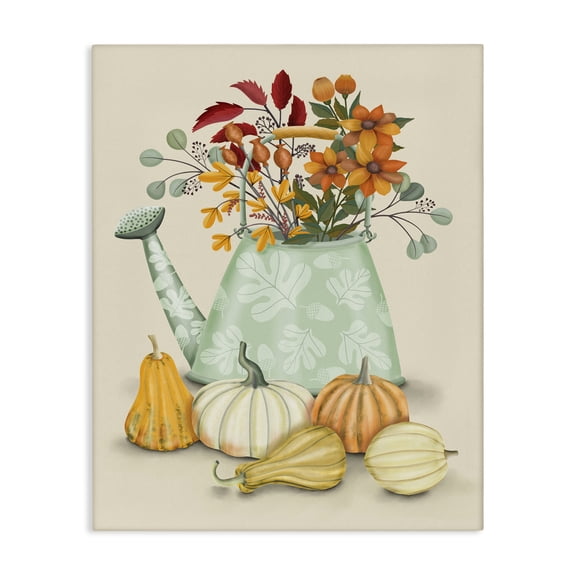 Stupell Industries Country Harvest & Bouquet Plants & Flowers Painting Wrapped Canvas Art Print Wall Art, 16 x 20