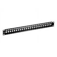 thumbnail image 3 of TRENDnet TC-KP24 - Patch panel (blank) - rack mountable - 1U - 19" - 24 ports, 3 of 6
