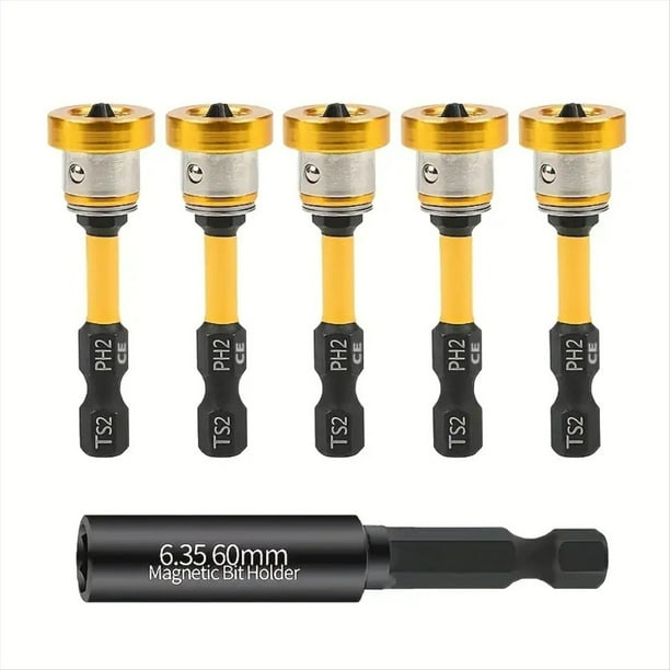 Puntas de Destornillador de Posicionamiento de 50 mm, S2, para Tornillos de Yeso, para Placas de Yeso. Herramientas de Destornillador para Placas de Yeso.