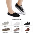 thumbnail image 5 of CoCoMangos Leotruny 6 Pairs Unisex Thick Cushion Athletic Cotton Non Slip Low Cut Flat Liner No Show Socks, 5 of 6
