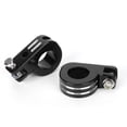 thumbnail image 4 of Par de montaje de pedal de motocicleta de abrazadera de montaje de clavija de pie de 32mm/125 pulgadas soporte de reposapiés de motocicleta apto para plata y negro ANGGREK Otros, 4 of 8