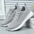 thumbnail image 5 of Chenyee Lace Up Mesh Sneakers for Women Lightweight Non Slip Casual Walking Running Sport Shoes, 5 of 8