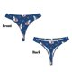 thumbnail image 3 of Balery Cute Shark Tangas de Algodón para Mujer con Estampado – Ropa Interior Sexy, Transpirable, G-string-3X-Large, 3 of 6