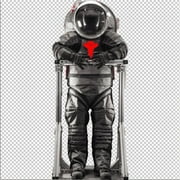 H69367 NASA Z-2 Space Suit Frame Prototype Astronomy Science Cardboard Cutout Standup Standee