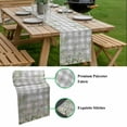 thumbnail image 5 of Watercolor Floral Table Runner - 60 Inch Long, Kitchen Dining Table Runner Dresser Scarves, Spring Flowers Leaves Plants Gray Plaid Farmhouse Decor for Coffee Tables Wedding Party Banquet, 5 of 8