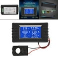 thumbnail image 3 of Almencla 100A LCD Digital Voltage Watt Current Power Meter Ammeter Voltmeter /DC Split Split CT, 3 of 8