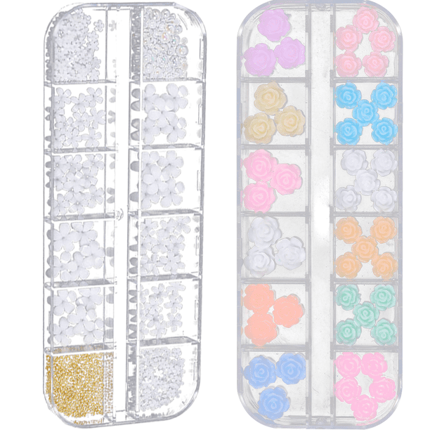 Adorno de flor de uñas 3D Flor de uñas, adorno de uñas y decoración de uñas acrílicas Ormromra CPB-US-CJZ361-6