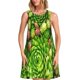 thumbnail image 1 of Balery Cactus And Succulents Vestidos de verano para mujer con estampado: vestido holgado sin mangas, vestido playero informal y cómodo para días calurosos., 1 of 7