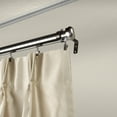thumbnail image 2 of Terreca Double Curtain Rod 1" OD 66-120 inch - Satin Nickel, 2 of 3