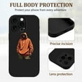 thumbnail image 2 of Stylish iPhone 15 Pro Case - Lightweight Yellowing Resistant with Orange Hoodie & Sunglasses Design Perfect Fit for iPhone 15 Pro, 2 of 6