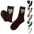 thumbnail image 4 of Hand in Hand Socks All Cotton Socks Unisex Casual Valentine's Day Print Middle Tube Socks, 4 of 8
