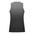 thumbnail image 3 of Gilets pour Hommes pour l'Été Coton Polyester Imprimé Uni Col Rond Gilet Ample 1 Pce, 3 of 5