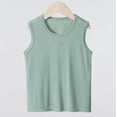 thumbnail image 2 of MEZZALL Boys Tank Tops For Summer Kids Sleeveless Shirt Soft Fabric Comfortable Casual Wear Lightweight Breathable Tee For Daily Outfits Toddler Dailywear Relaxed Fit / 9-10 Years, 2 of 3