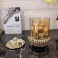 thumbnail image 4 of Luxury Gold-Plated Glass Candy Jar with Lid, Elegant Nut Storage Container, Decorative Home Ornament for Snacks & Treats, 4 of 7