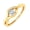 Yellow, variant on 1/4 Carat Channel Set Diamond Solitaire Engagement Ring Band in 14K White Gold (Ring Size 5)