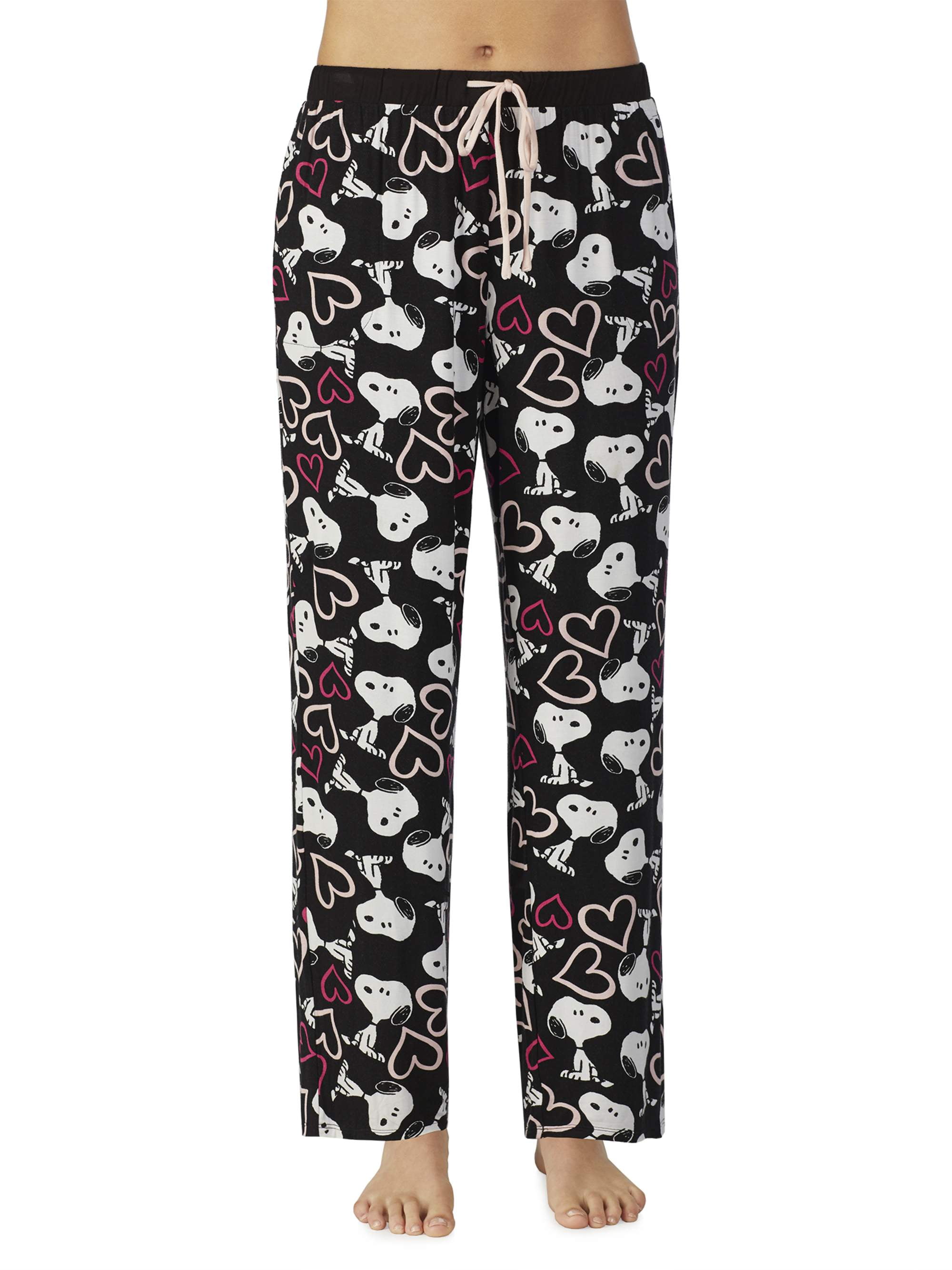 Peanuts Women's and Women's Plus Long Pant with Side Pockets - Walmart.com