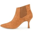thumbnail image 3 of Journee Womens Elitta Pull On Stiletto Booties, Widths Available, 3 of 10