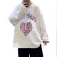 thumbnail image 3 of Camisa de manga larga para hombre, cuello redondo, elegante estampado de esqueleto rosa, cómoda camisa holgada de manga larga para otoño, 3 of 8