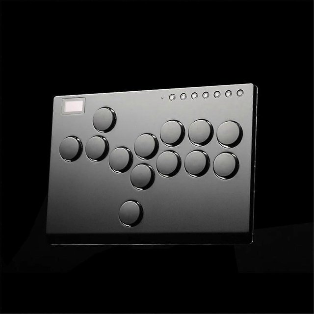 Manette Arcade 13 Touches Joystick avec Fonctions RGB Turbo Personnalisées Supporte SOCD