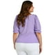 thumbnail image 3 of Blusa casual Roman Fashion /Tallas Extras, 1827 (Lila) lila 36 Roman Fashion BL-GR-1827-LILA, 3 of 6