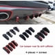 thumbnail image 2 of For Buick Encore 20132019 Rear Spoiler Bumper Diffuser Lip, 4Pcs Carbon Fiber, 2 of 5
