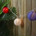thumbnail image 3 of 10-Count Red White and Blue 4th of July Paper Lantern Lights 8.5ft White Wire, 3 of 4