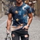 thumbnail image 1 of Tops para hombre, blusas y camisas de manga corta con cuello redondo para hombre, jersey informal de moda con estampado de cuello redondo para hombre, pantalones cortos deportivos para fitness, blusa, 1 of 5