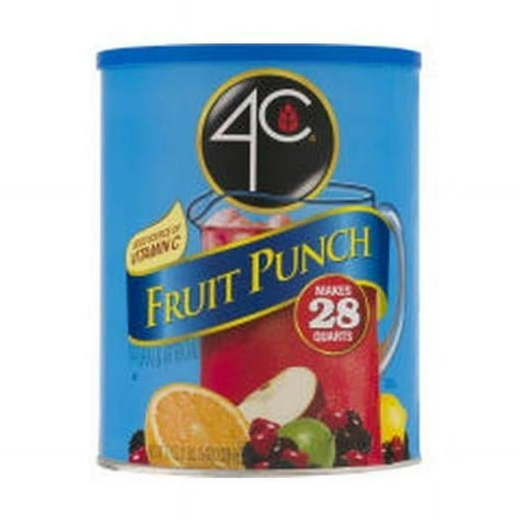4C Foods 2306284 58 fl oz Fruit Punch Drink Mix Water Enhancer - Pack of 6