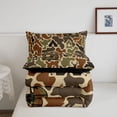 thumbnail image 5 of Catabedysis Rustic Camo Camping Full Size Comforter Sets,Jungle Animal Deer Bear Bedding Comforter Set For Boys,Green Brown,Black Reversible,3-Piece,1 Comforter and 2 Pillowcases, 5 of 7