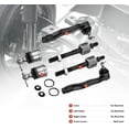 thumbnail image 2 of A-Premium 6Pcs Suspension Kit Inner Outer Tie Rod End Ball Joint Compatible with Honda Civic CRX 1988-1991, 2 of 8