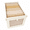 Beige Lid + XL Window, variant on Large Storage Box Organizer with Lid, Foldable Fabric Closet Organizer with Clear Window, Stackable Clothing Storage Bin for Clothes, Sweaters, Blankets, Space Saving Storage Solution