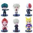 thumbnail image 1 of Colección de muñecos de anime My Heros Academias, 6 piezas, 1 of 1
