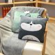 thumbnail image 2 of Almohada de siesta con forma de dinosaurio husky de doble uso, almohada de oficina gruesa multifuncional, almohada de coche plegada zhangyuxiang LED, 2 of 2