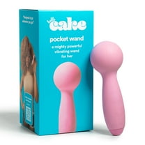 Hello Cake Pocket Wand Discreet Vibrator, Pink, 1 Count