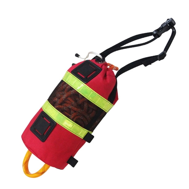 Bolsa de Lanzamiento DYNWAVEMX Flotante para Agua con Cuerda 30 M Naranja Reflectante