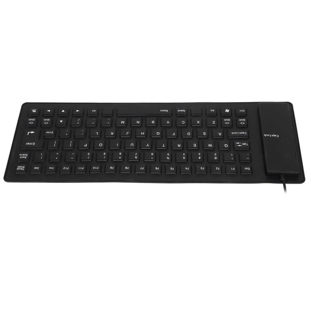 USB Wired Silicone Keyboard, Lightweight Portable Soft Keyboard, and , Silent Typing, Soft and Comfortable Hand Feel