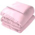 thumbnail image 5 of DNG Creations 5 Piece Luxurious Half Pinch Pleated Comforter Long Lasting 100% Egyptian Cotton, 800 TC 550 GSM All Season ( King/Cal King Size ) Solid Baby Pink Colour, 5 of 8