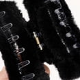 thumbnail image 7 of sunsanly Women Large Hair Claw Soft Plush Rectangle Hair Clip Anti-slip Design Hair Pin Headwear Hair Styling Tool, 7 of 7