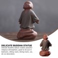 thumbnail image 4 of Estatua de Buda bebé Figura de monje Figuras de Buda Decoración del hogar Decoración de monje zen, 4 of 6