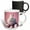 Multicolor, variant on 3drose, Fluffy White Rabbit in a Nest with Eggs Easter, 11oz Magic Transforming Mug