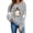 Gray—Women's Halloween Costume, variant on Womens Halloween Sweatshirts Plus Size Ghost Graphic Pullovers Trendy Work Round Neck Long Sleeve Sweater Tops Halloween Costumes Purple L