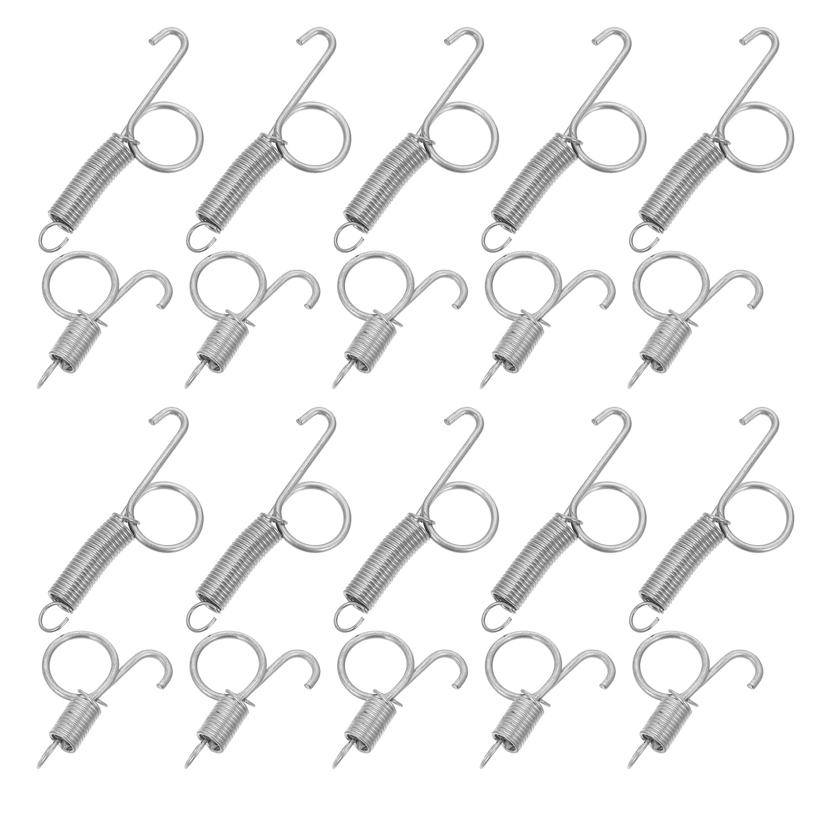 20pcs Rabbit Cage Spring Hooks Spring Cage Latch Door Hooks Wire Cage