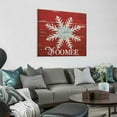 thumbnail image 3 of HENGT , Holidays Home is where the Snow is Gallery-Wrapped Canvas Wall Art for Home &amp; Office,, 3 of 3