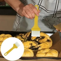 Huayishang Kitchen Brush Food Baking Oil Brush Plastic Hard Brush Barbecue Pancake Oil Brush Yellow Thin Plate Paint Brush Small Brush, Kitchen Essentials Clearance Sale Yellow