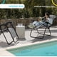 thumbnail image 2 of Silla Tipo Camastro Plegable Tecnologia Gravedad Cero Reclinable gris 6.49 pulg Elly Decor SO-SGC-BK, 2 of 10