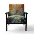 thumbnail image 4 of Designart "Mid Century Sunburst Serenade I" Upholstered Mid-century Accent Chair and Mid-Century Modern Arm Chair - Multiple Color & Pattern, 4 of 7