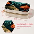 thumbnail image 5 of Fish Velvet Portable Travel Organizer with Removable Compartment - Gift with Bracelet Holder, Jewelry Box, and Jewelry Organizer, 5 of 7