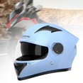 thumbnail image 4 of Motorcycle Full Face Helmet Wear Resistant Comfortable Street Bike Helmet Blue, 4 of 9