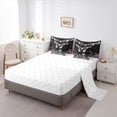 thumbnail image 5 of Homewish Teens Female Men Flying Butterfly Twin Bedding Sets 7-Piece,Botanical Plants Mushroom Bedding Comforter Set Microfiber,Galaxy Starry Sky Breathable Sheet Sets,Super Cozy Room Decor, 5 of 8